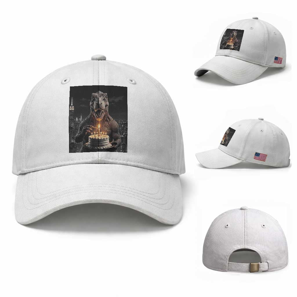 Funny Birthday Dinosaur Baseball Cap Prehistoric Party Celebration