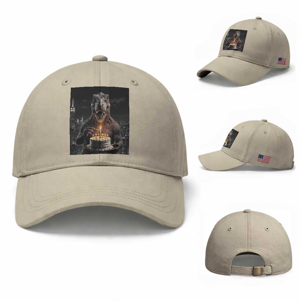 Funny Birthday Dinosaur Baseball Cap Prehistoric Party Celebration