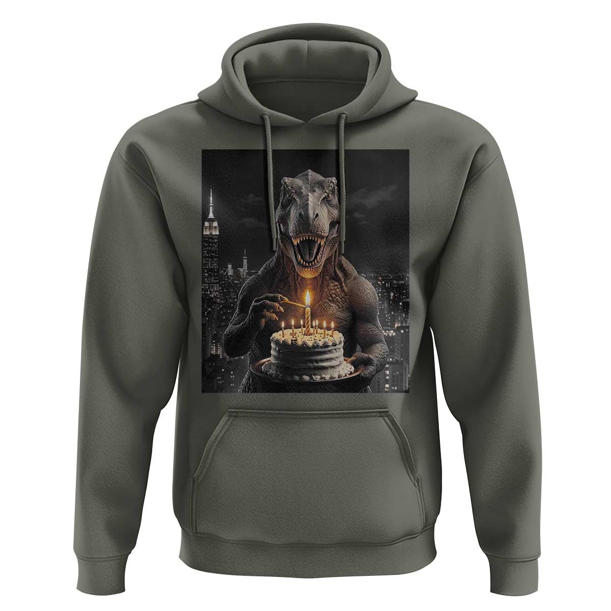 Funny Birthday Dinosaur Hoodie Prehistoric Party Celebration