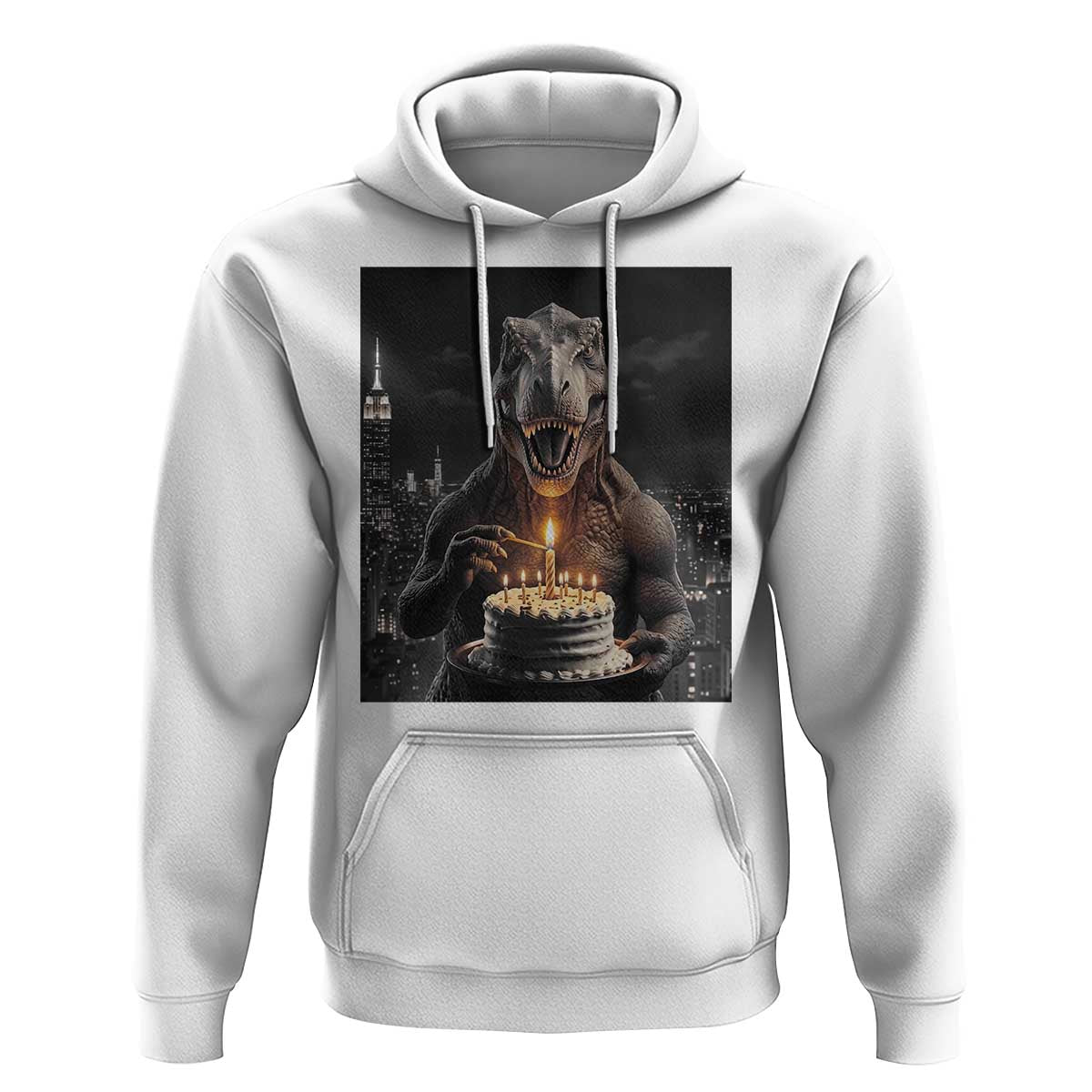 Funny Birthday Dinosaur Hoodie Prehistoric Party Celebration