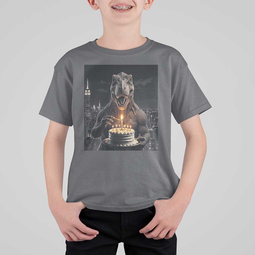 Funny Birthday Dinosaur T Shirt For Kid Prehistoric Party Celebration