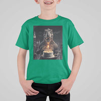 Funny Birthday Dinosaur T Shirt For Kid Prehistoric Party Celebration
