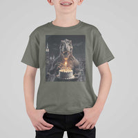 Funny Birthday Dinosaur T Shirt For Kid Prehistoric Party Celebration