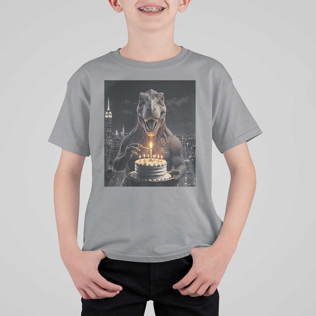 Funny Birthday Dinosaur T Shirt For Kid Prehistoric Party Celebration