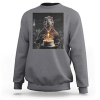 Funny Birthday Dinosaur Sweatshirt Prehistoric Party Celebration