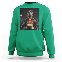 Funny Birthday Dinosaur Sweatshirt Prehistoric Party Celebration