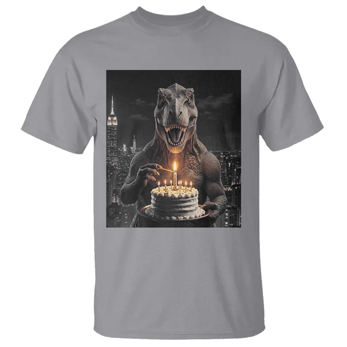 Funny Birthday Dinosaur T Shirt Prehistoric Party Celebration
