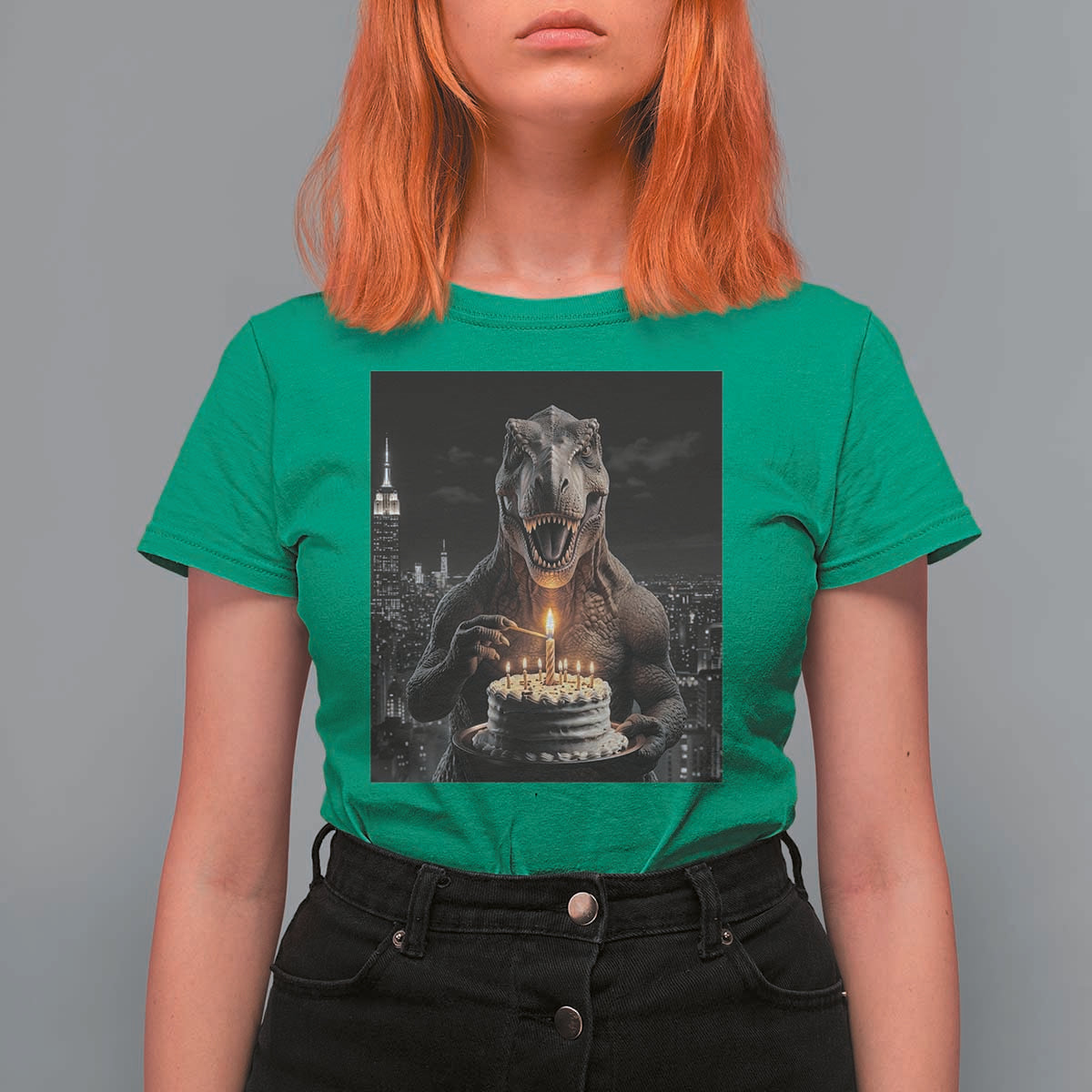 Funny Birthday Dinosaur T Shirt For Women Prehistoric Party Celebration