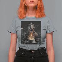 Funny Birthday Dinosaur T Shirt For Women Prehistoric Party Celebration