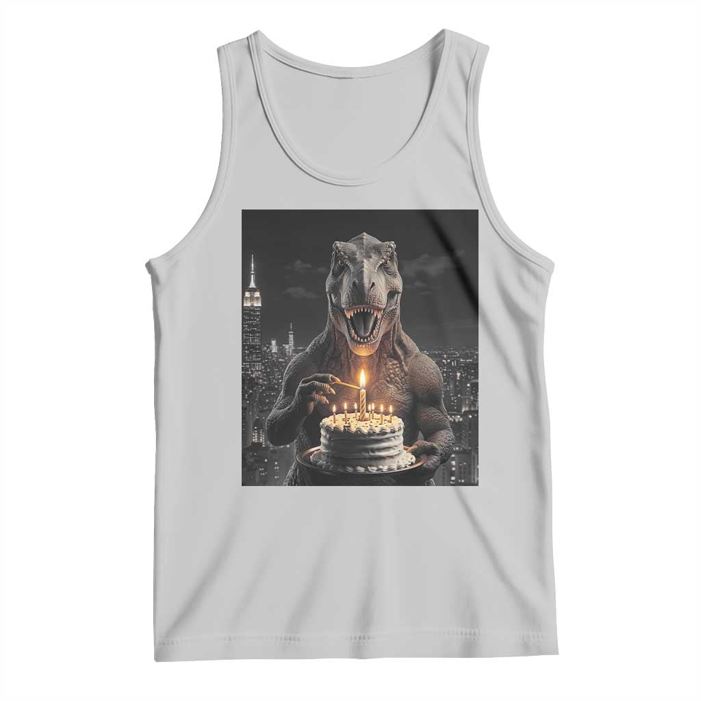 Funny Birthday Dinosaur Tank Top Prehistoric Party Celebration