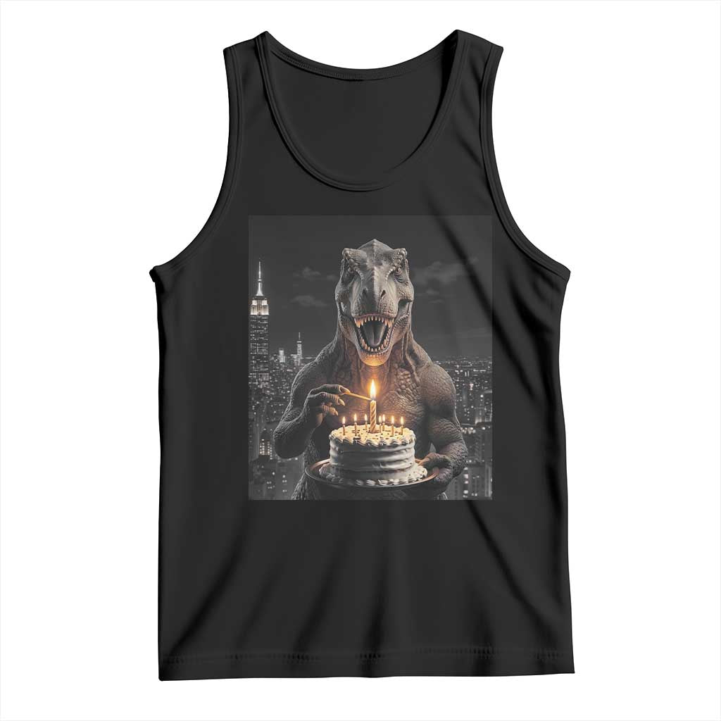 Funny Birthday Dinosaur Tank Top Prehistoric Party Celebration