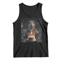 Funny Birthday Dinosaur Tank Top Prehistoric Party Celebration