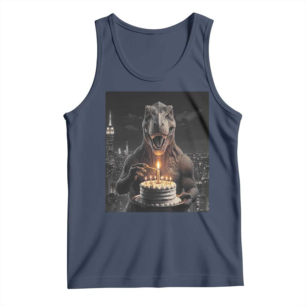 Funny Birthday Dinosaur Tank Top Prehistoric Party Celebration