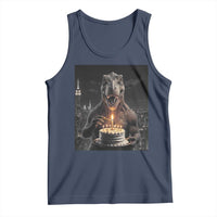 Funny Birthday Dinosaur Tank Top Prehistoric Party Celebration