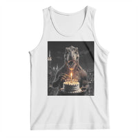 Funny Birthday Dinosaur Tank Top Prehistoric Party Celebration