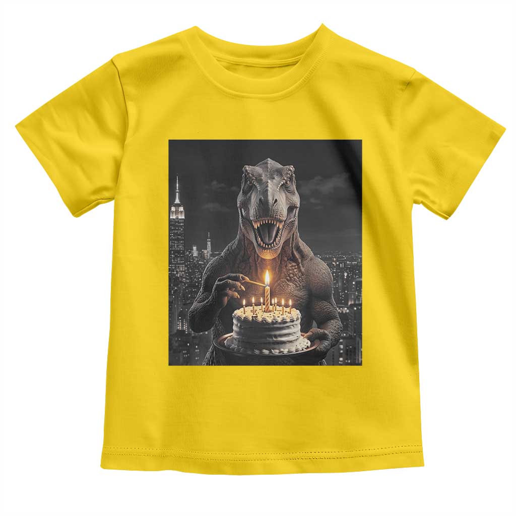 Funny Birthday Dinosaur Toddler T Shirt Prehistoric Party Celebration
