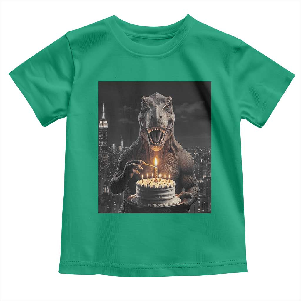 Funny Birthday Dinosaur Toddler T Shirt Prehistoric Party Celebration
