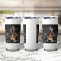 Funny Birthday Dinosaur Tumbler Cup Prehistoric Party Celebration