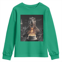 Funny Birthday Dinosaur Youth Sweatshirt Prehistoric Party Celebration
