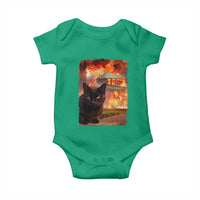 Funny Crazy Cat Selfie Baby Onesie Bad Kitty Chaos Humor Graphic
