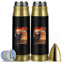 Funny Crazy Cat Selfie Bullet Tumbler Bad Kitty Chaos Humor Graphic