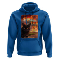 Funny Crazy Cat Selfie Hoodie Bad Kitty Chaos Humor Graphic