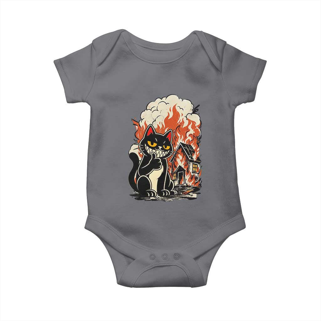 Funny Trouble Maker Cat Baby Onesie Cute Mischief Graphic Gift For Cat Lover