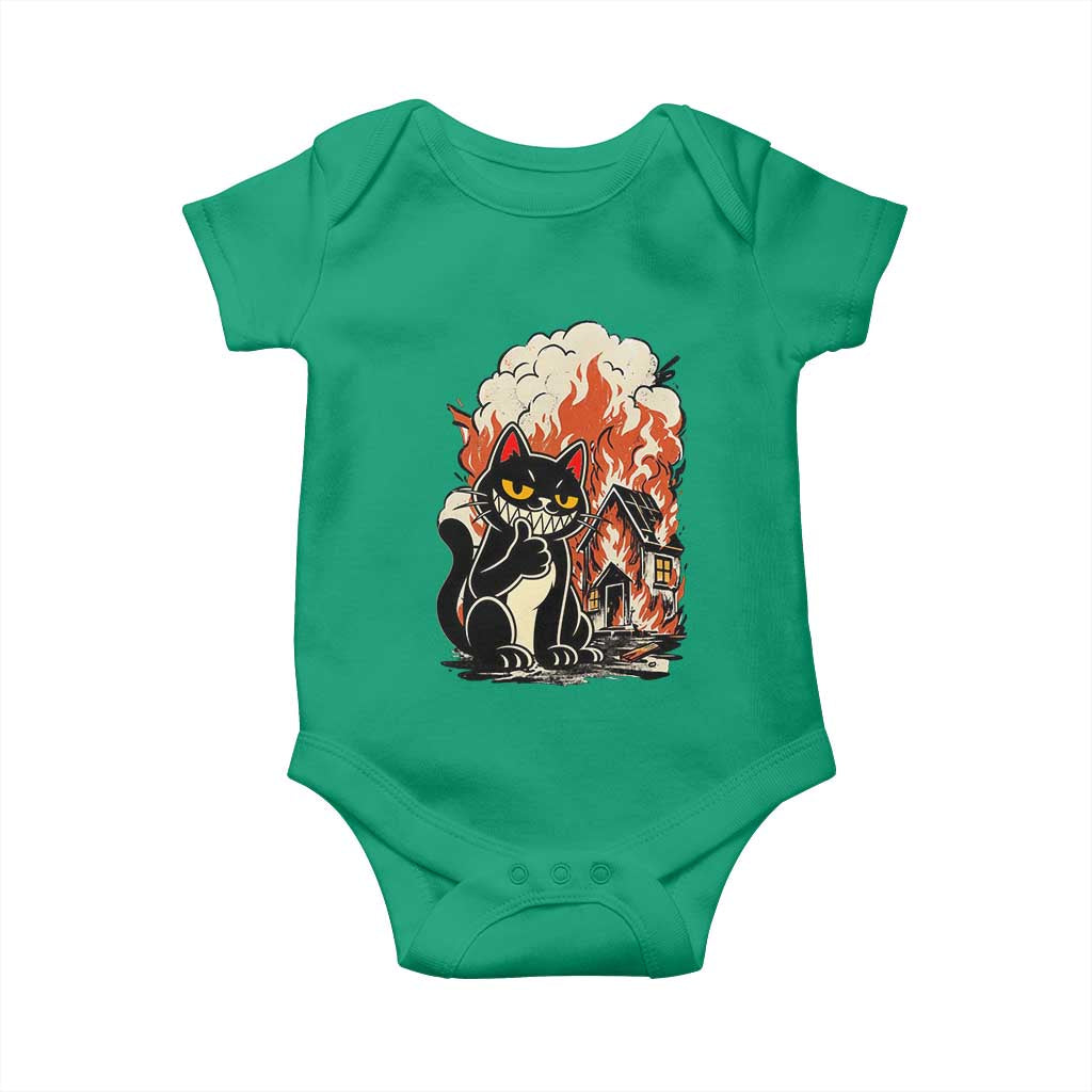 Funny Trouble Maker Cat Baby Onesie Cute Mischief Graphic Gift For Cat Lover