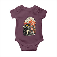 Funny Trouble Maker Cat Baby Onesie Cute Mischief Graphic Gift For Cat Lover