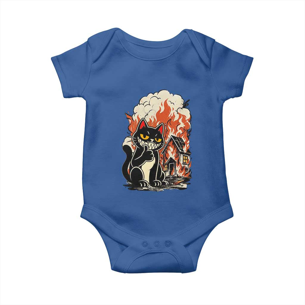 Funny Trouble Maker Cat Baby Onesie Cute Mischief Graphic Gift For Cat Lover