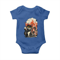 Funny Trouble Maker Cat Baby Onesie Cute Mischief Graphic Gift For Cat Lover