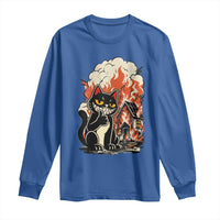 Funny Trouble Maker Cat Long Sleeve Shirt Cute Mischief Graphic Gift For Cat Lover