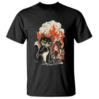 Funny Trouble Maker Cat T Shirt Cute Mischief Graphic Gift For Cat Lover