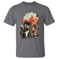 Funny Trouble Maker Cat T Shirt Cute Mischief Graphic Gift For Cat Lover