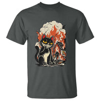 Funny Trouble Maker Cat T Shirt Cute Mischief Graphic Gift For Cat Lover