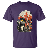 Funny Trouble Maker Cat T Shirt Cute Mischief Graphic Gift For Cat Lover