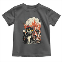 Funny Trouble Maker Cat Toddler T Shirt Cute Mischief Graphic Gift For Cat Lover