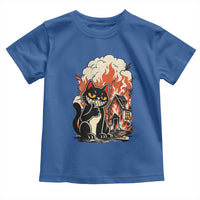 Funny Trouble Maker Cat Toddler T Shirt Cute Mischief Graphic Gift For Cat Lover