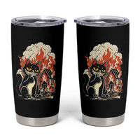 Funny Trouble Maker Cat Tumbler Cup Cute Mischief Graphic Gift For Cat Lover