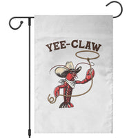 Yee Claw Garden Flag Funny Crawfish Cajun Seafood Festival