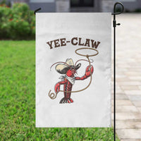 Yee Claw Garden Flag Funny Crawfish Cajun Seafood Festival