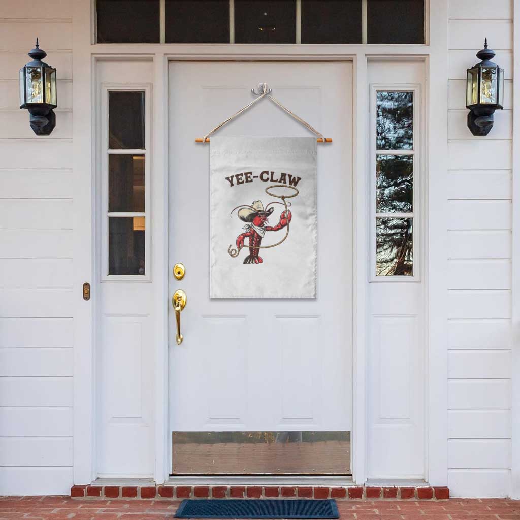 Yee Claw Garden Flag Funny Crawfish Cajun Seafood Festival
