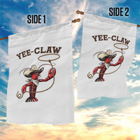 Yee Claw Garden Flag Funny Crawfish Cajun Seafood Festival