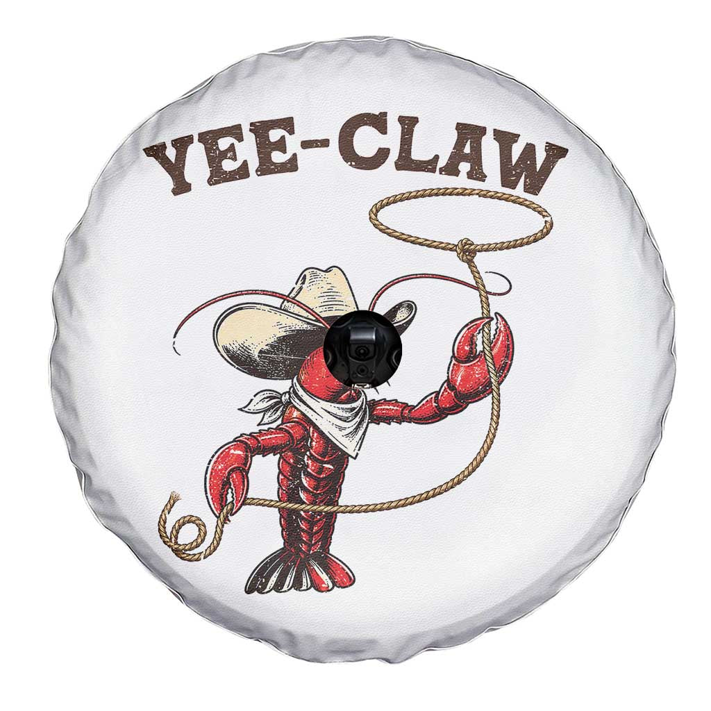 Yee Claw Spare Tire Cover Funny Crawfish Cajun Seafood Festival