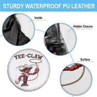 Yee Claw Spare Tire Cover Funny Crawfish Cajun Seafood Festival
