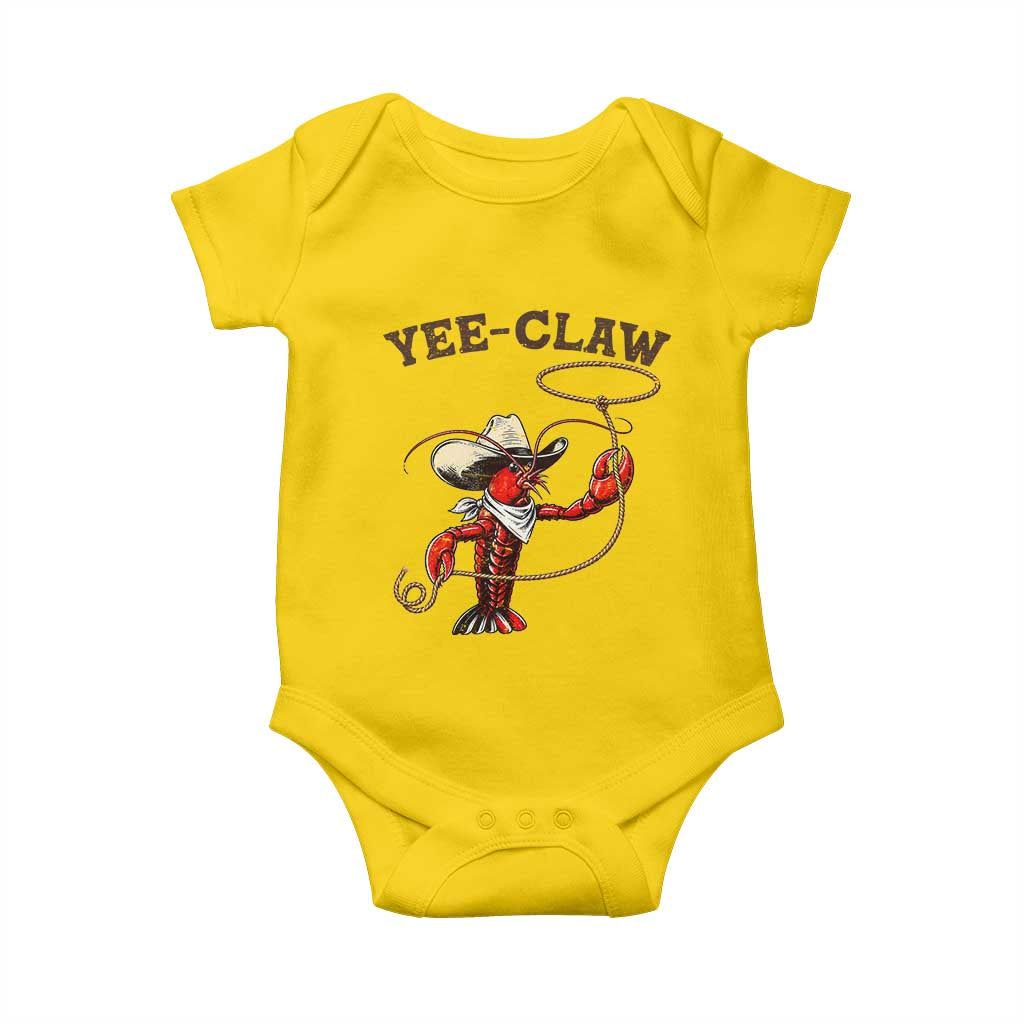 Yee Claw Baby Onesie Funny Crawfish Cajun Seafood Festival