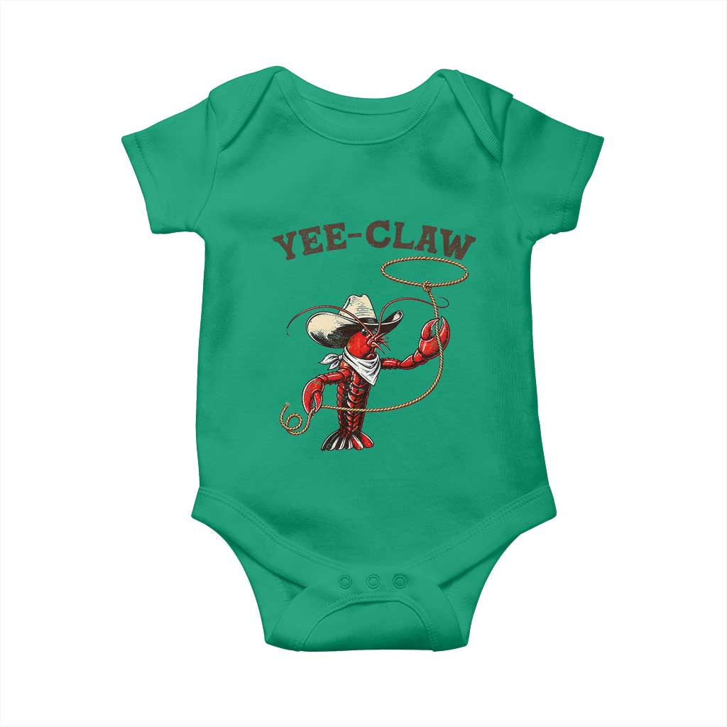 Yee Claw Baby Onesie Funny Crawfish Cajun Seafood Festival