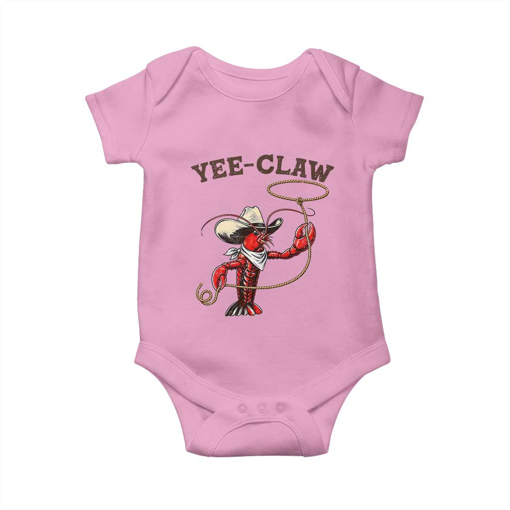 Yee Claw Baby Onesie Funny Crawfish Cajun Seafood Festival