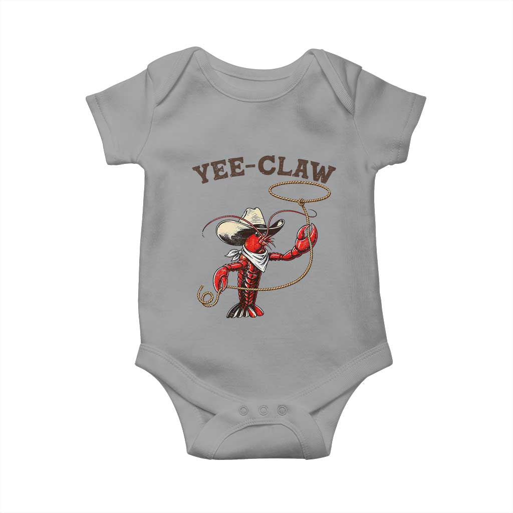 Yee Claw Baby Onesie Funny Crawfish Cajun Seafood Festival