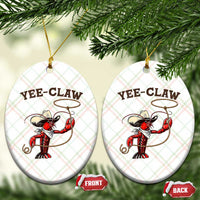 Yee Claw Ceramic Ornament Funny Crawfish Cajun Seafood Festival